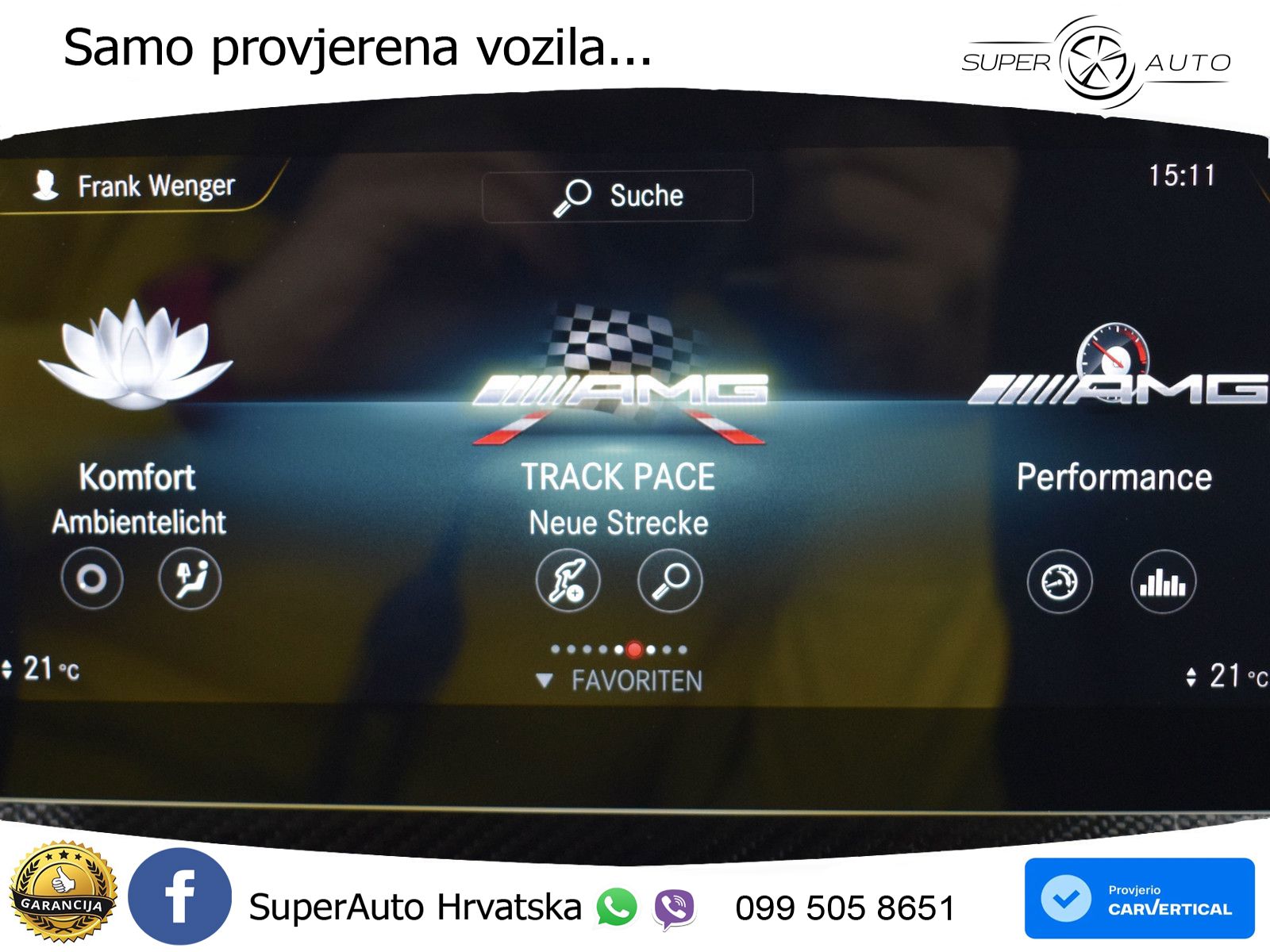 Mercedes AMG GLC 63 S V8 (510 KS) 4MATIC+ MCT ZRAČNI+ACC+4xGR SJED+KAM