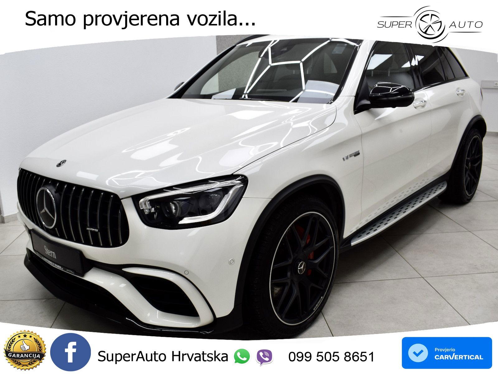 Mercedes AMG GLC 63 S V8 (510 KS) 4MATIC+ MCT ZRAČNI+ACC+4xGR SJED+KAM