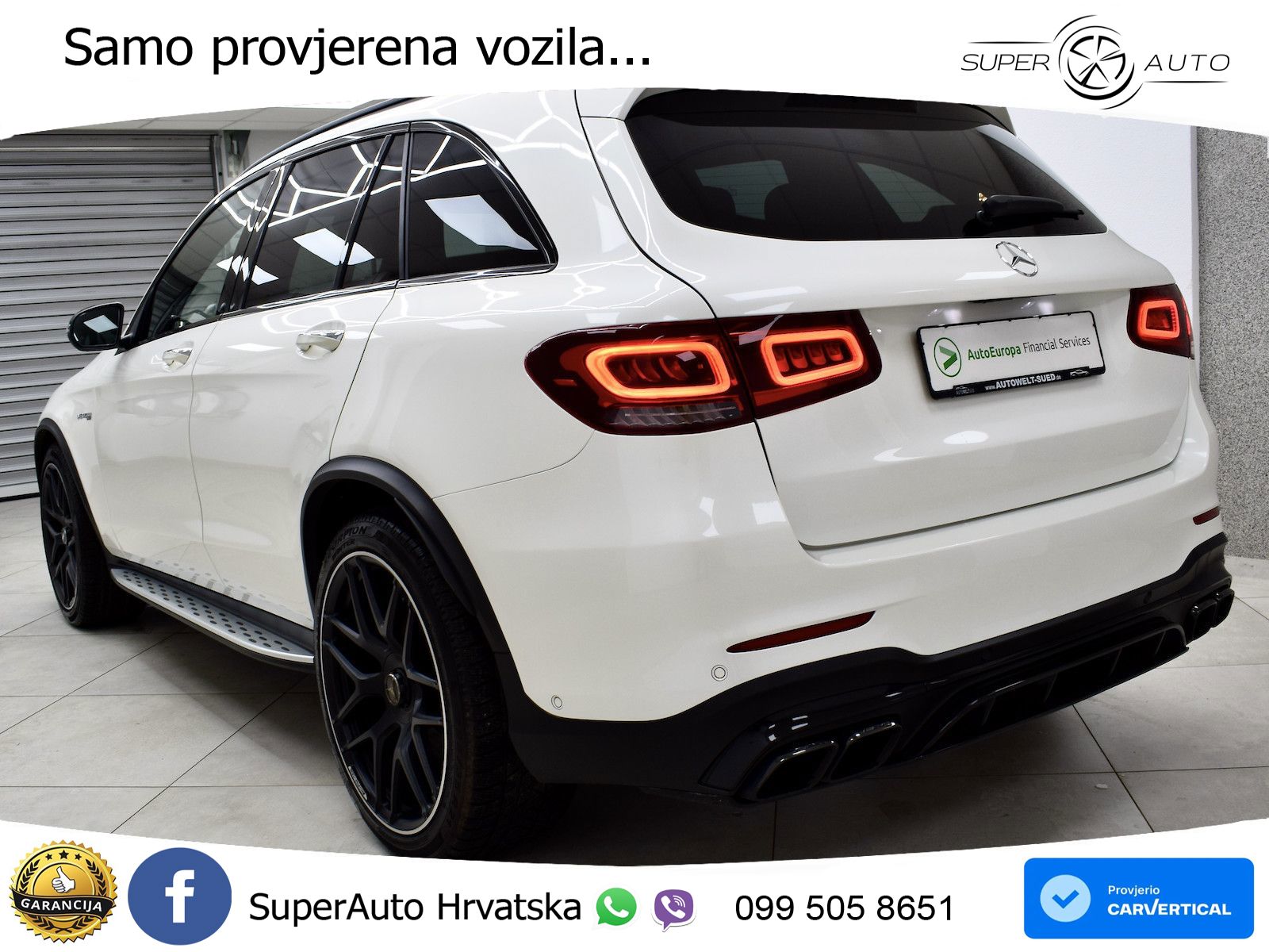 Mercedes AMG GLC 63 S V8 (510 KS) 4MATIC+ MCT ZRAČNI+ACC+4xGR SJED+KAM