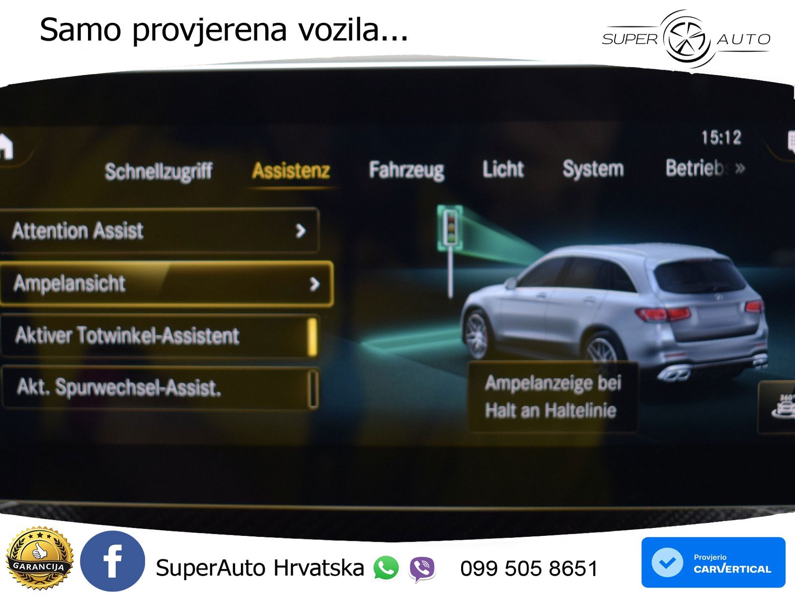 Mercedes AMG GLC 63 S V8 (510 KS) 4MATIC+ MCT ZRAČNI+ACC+4xGR SJED+KAM