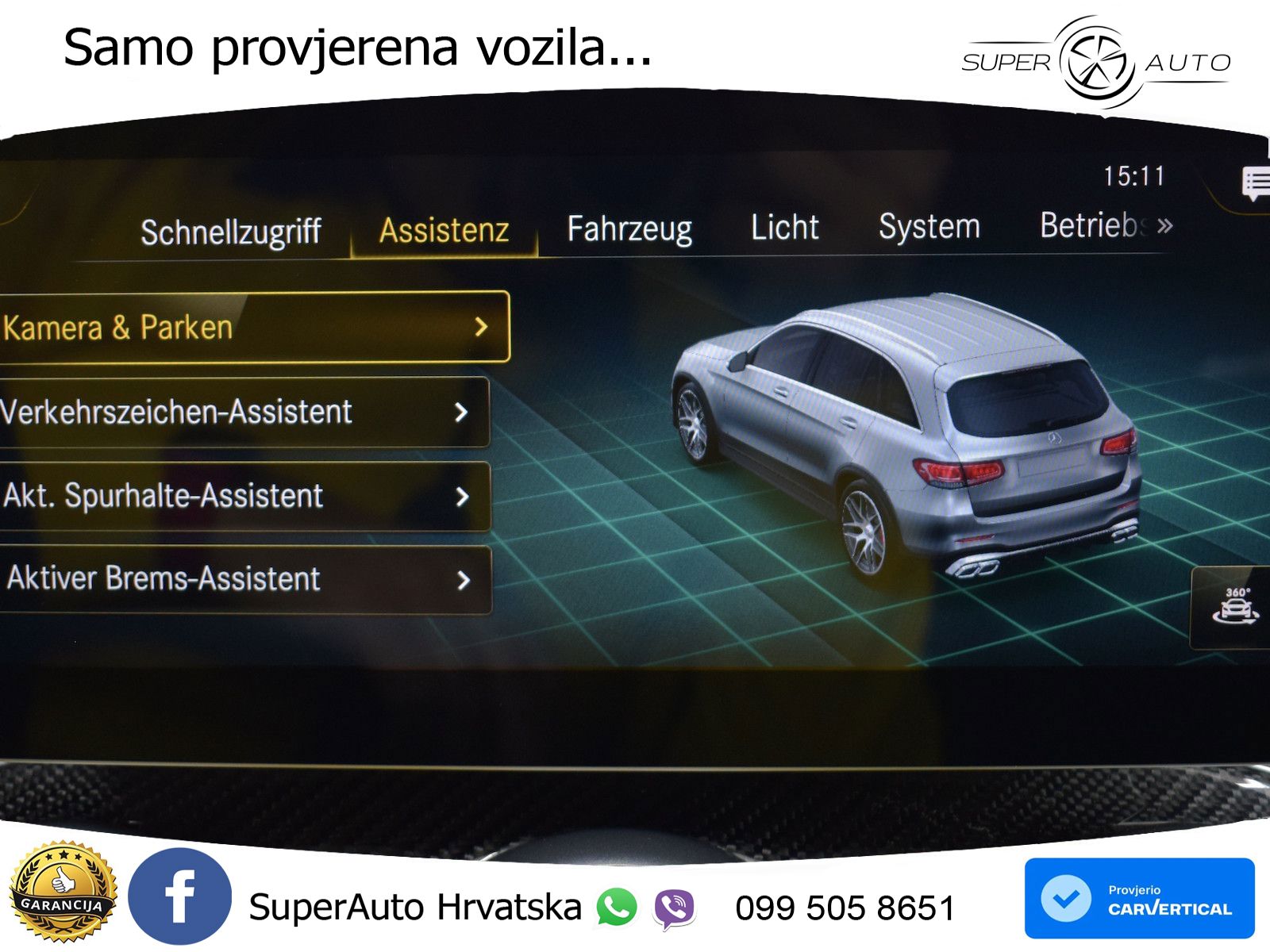 Mercedes AMG GLC 63 S V8 (510 KS) 4MATIC+ MCT ZRAČNI+ACC+4xGR SJED+KAM