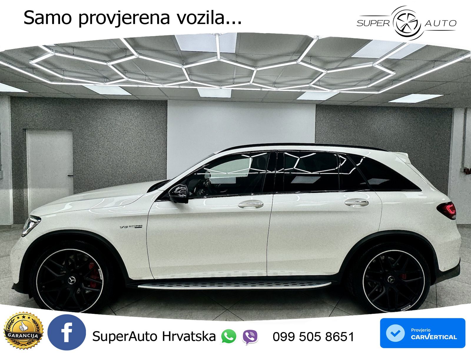 Mercedes AMG GLC 63 S V8 (510 KS) 4MATIC+ MCT ZRAČNI+ACC+4xGR SJED+KAM