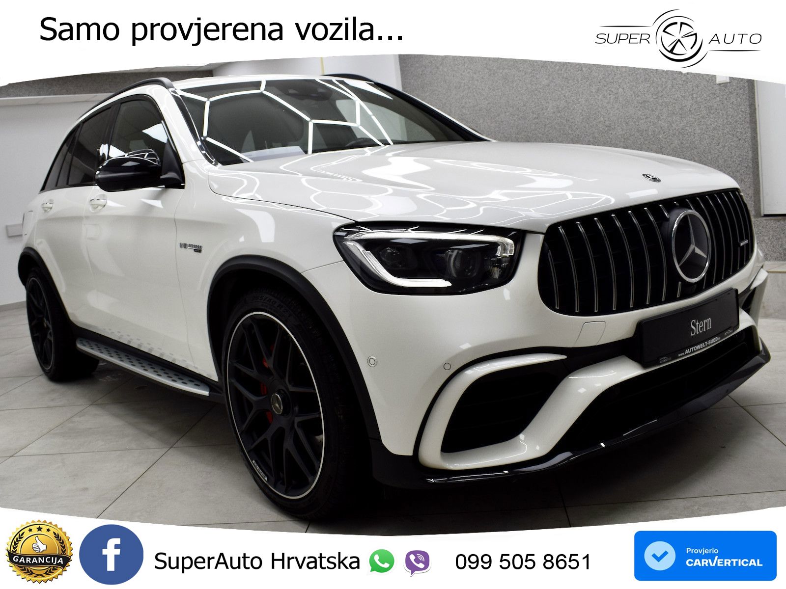 Mercedes AMG GLC 63 S V8 (510 KS) 4MATIC+ MCT ZRAČNI+ACC+4xGR SJED+KAM