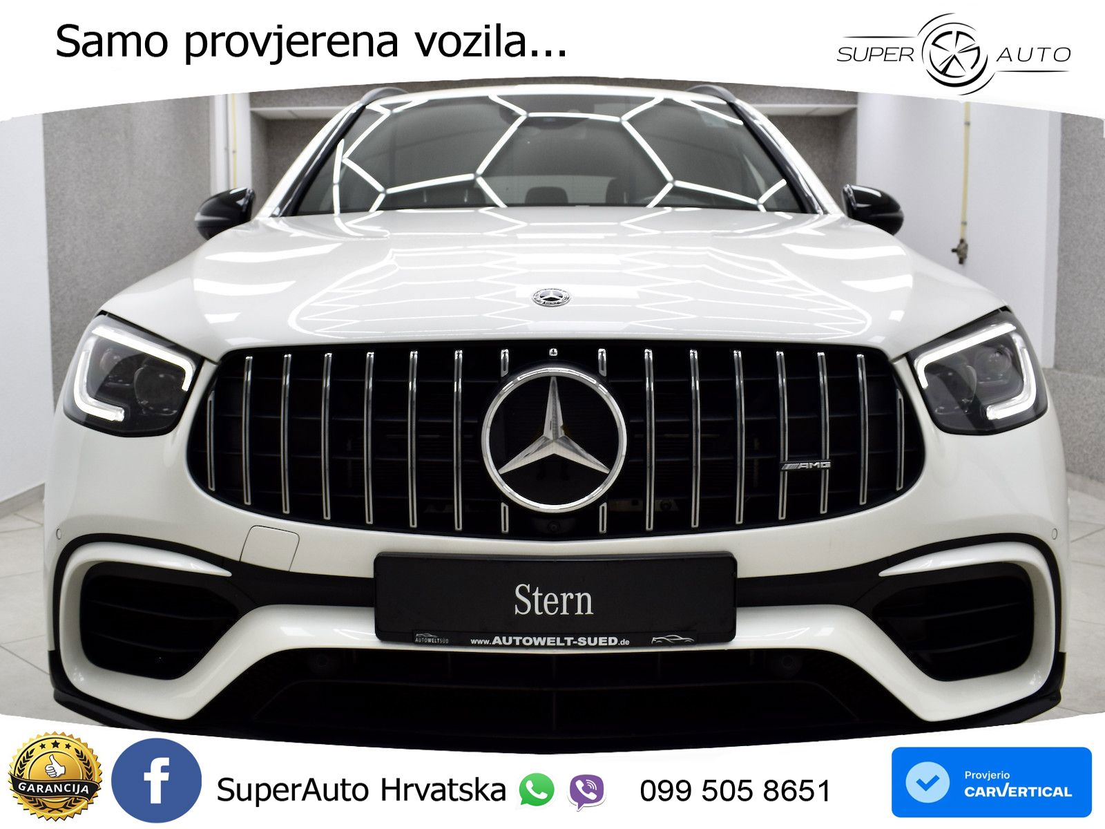 Mercedes AMG GLC 63 S V8 (510 KS) 4MATIC+ MCT ZRAČNI+ACC+4xGR SJED+KAM