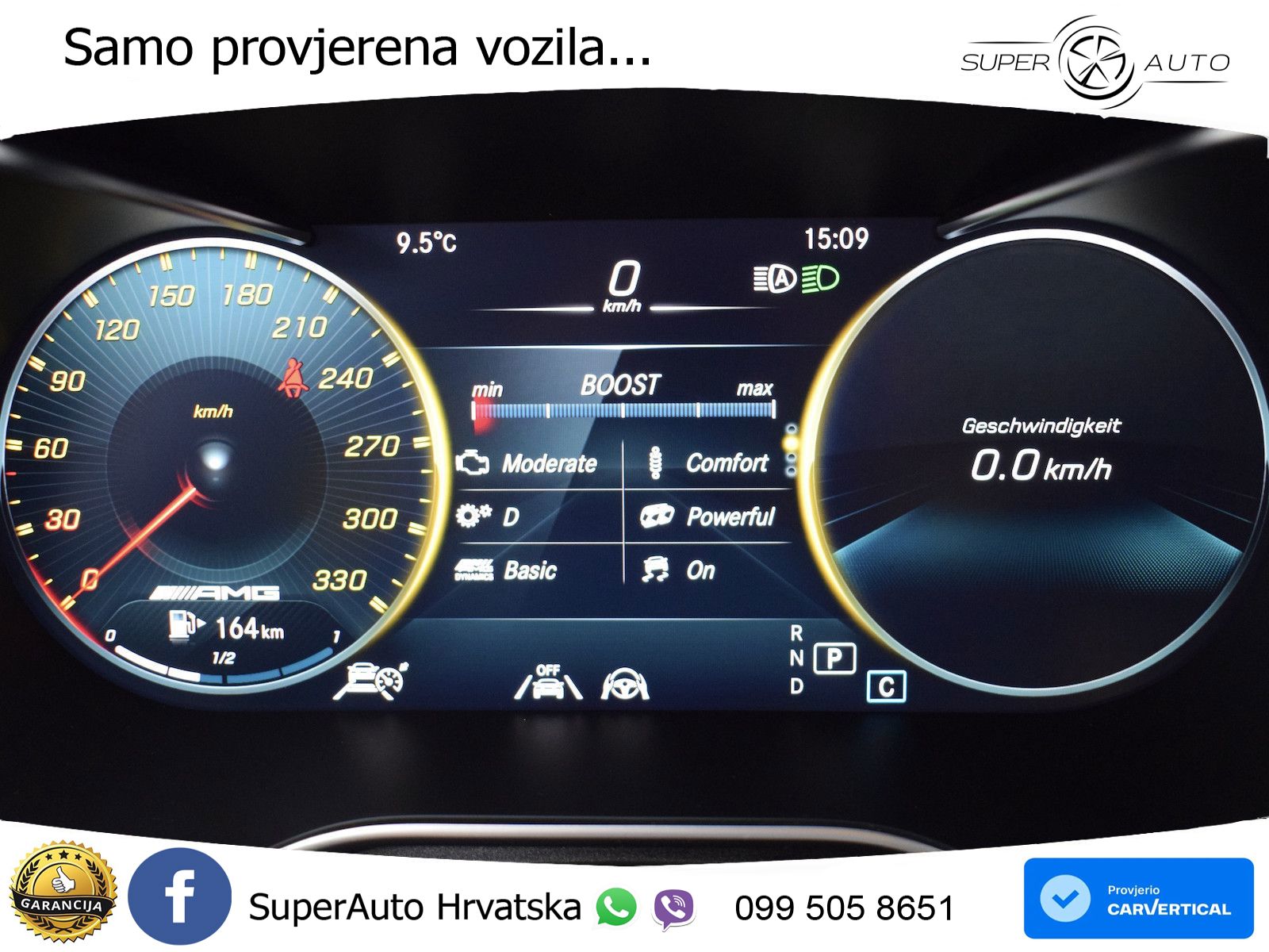 Mercedes AMG GLC 63 S V8 (510 KS) 4MATIC+ MCT ZRAČNI+ACC+4xGR SJED+KAM