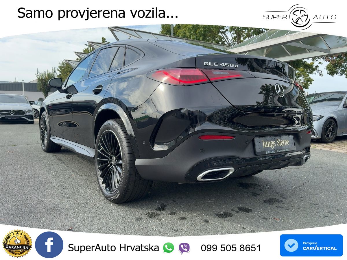 Mercedes GLC Coupe 450d (367 KS) 4MATIC 9G-TRONIC AMG ACC+GR SJED+360+PANO