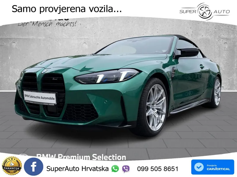 BMW M4 Convertible Competition 3.0 (530 KS) xDrive Steptronic LED+GR SJED+ACC