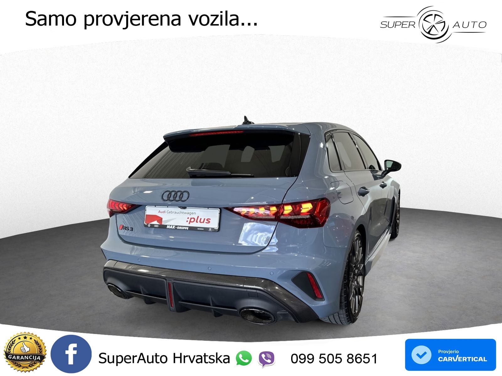 Audi RS3 Sedan 2.5 TFSI (400 KS) quattro S tronic LED+GR SJED+ACC