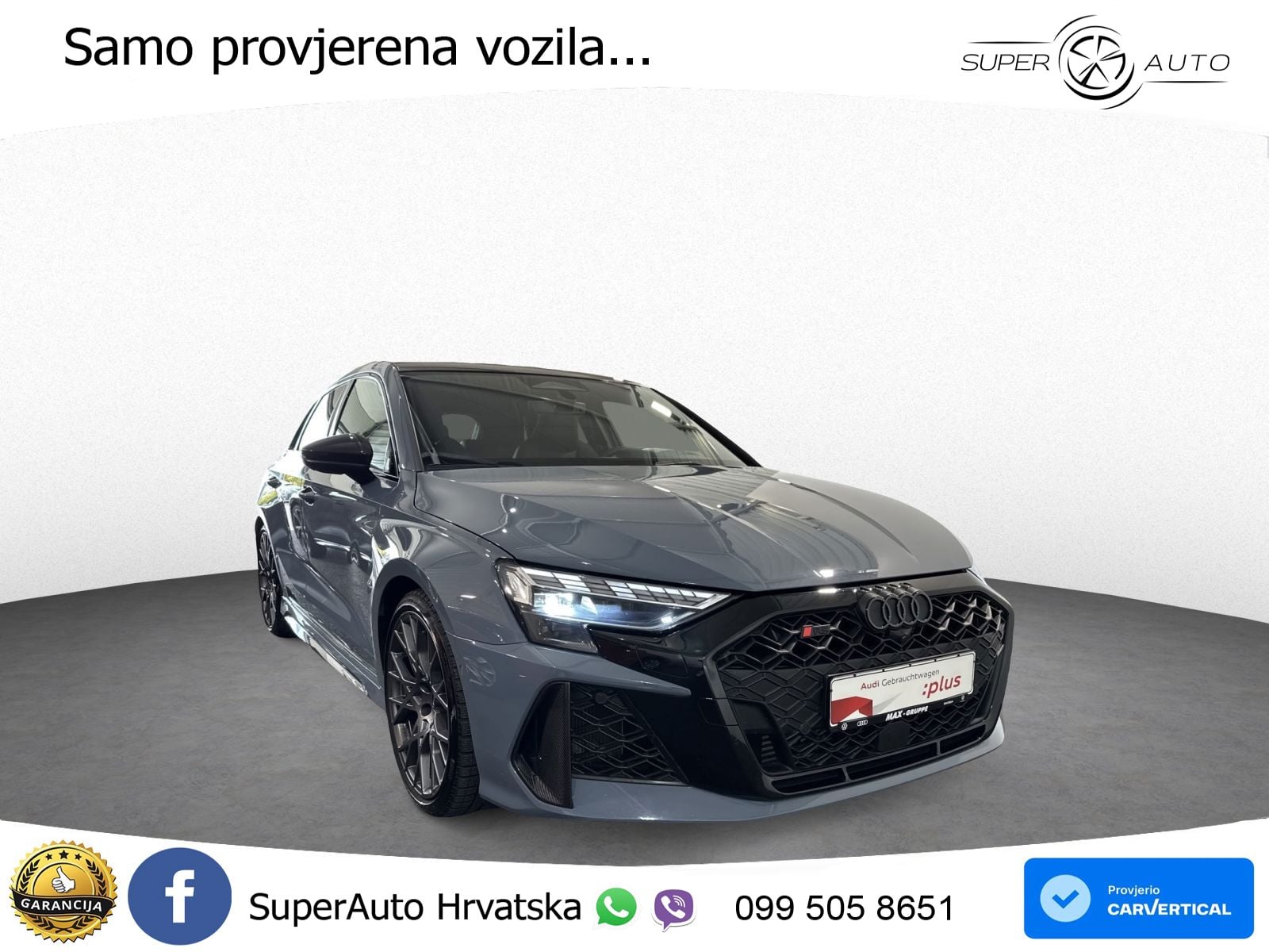 Audi RS3 Sedan 2.5 TFSI (400 KS) quattro S tronic LED+GR SJED+ACC
