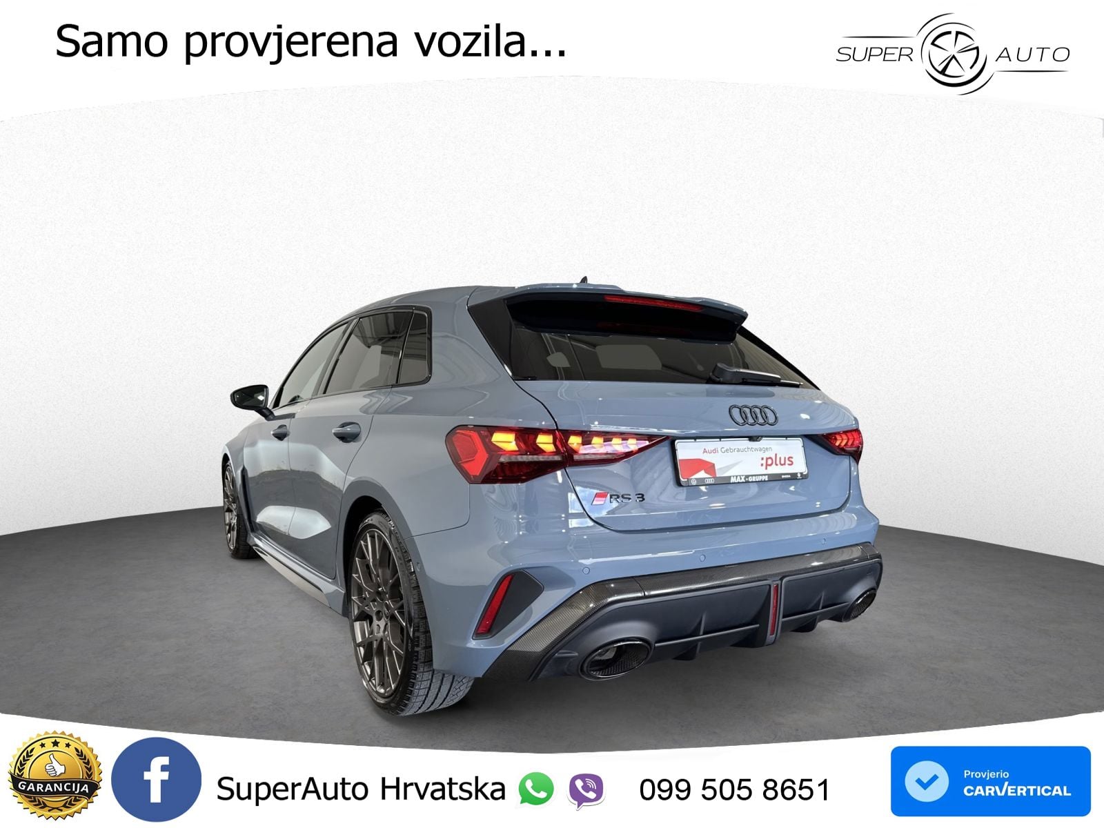 Audi RS3 Sedan 2.5 TFSI (400 KS) quattro S tronic LED+GR SJED+ACC