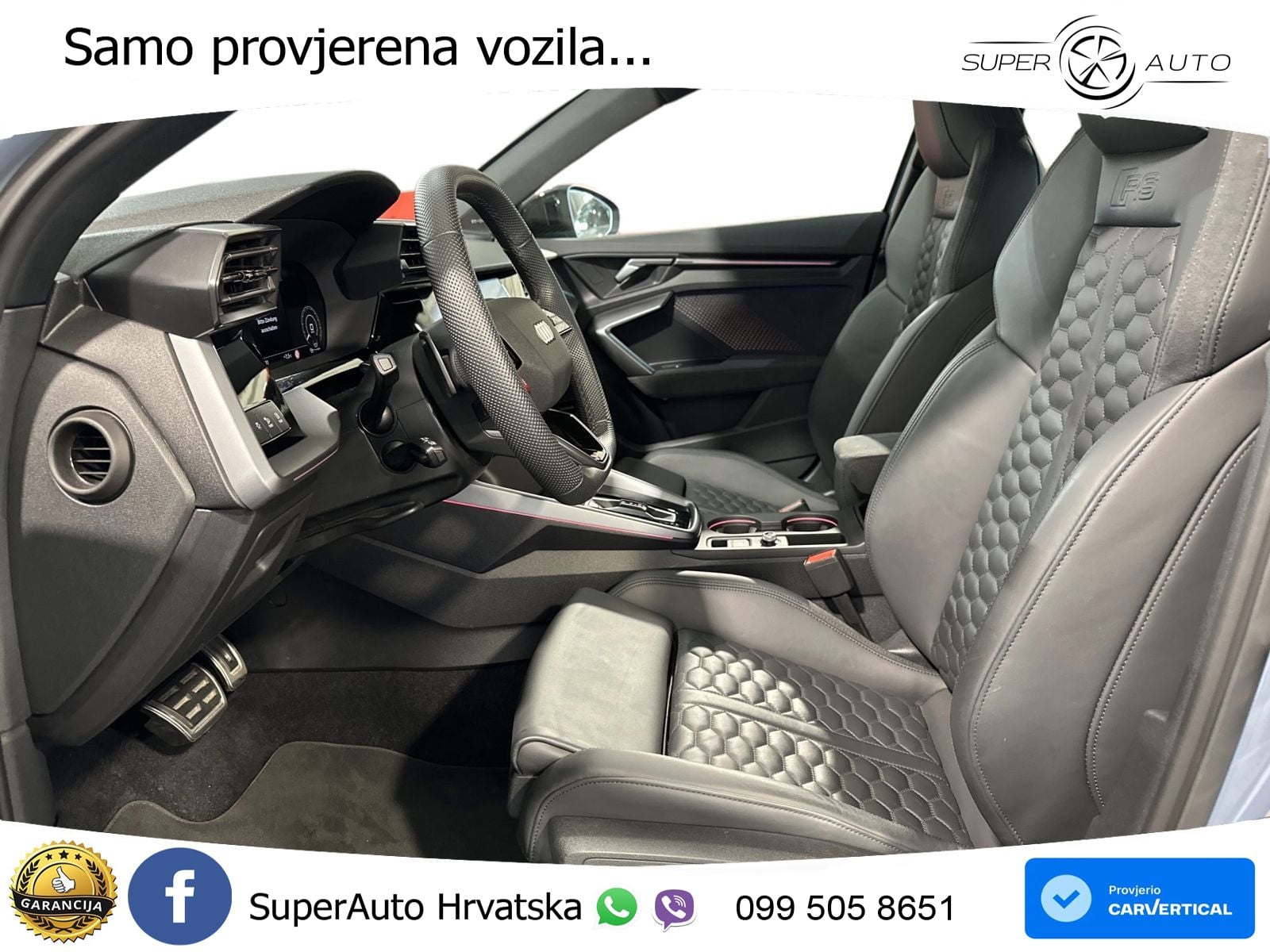 Audi RS3 Sedan 2.5 TFSI (400 KS) quattro S tronic LED+GR SJED+ACC