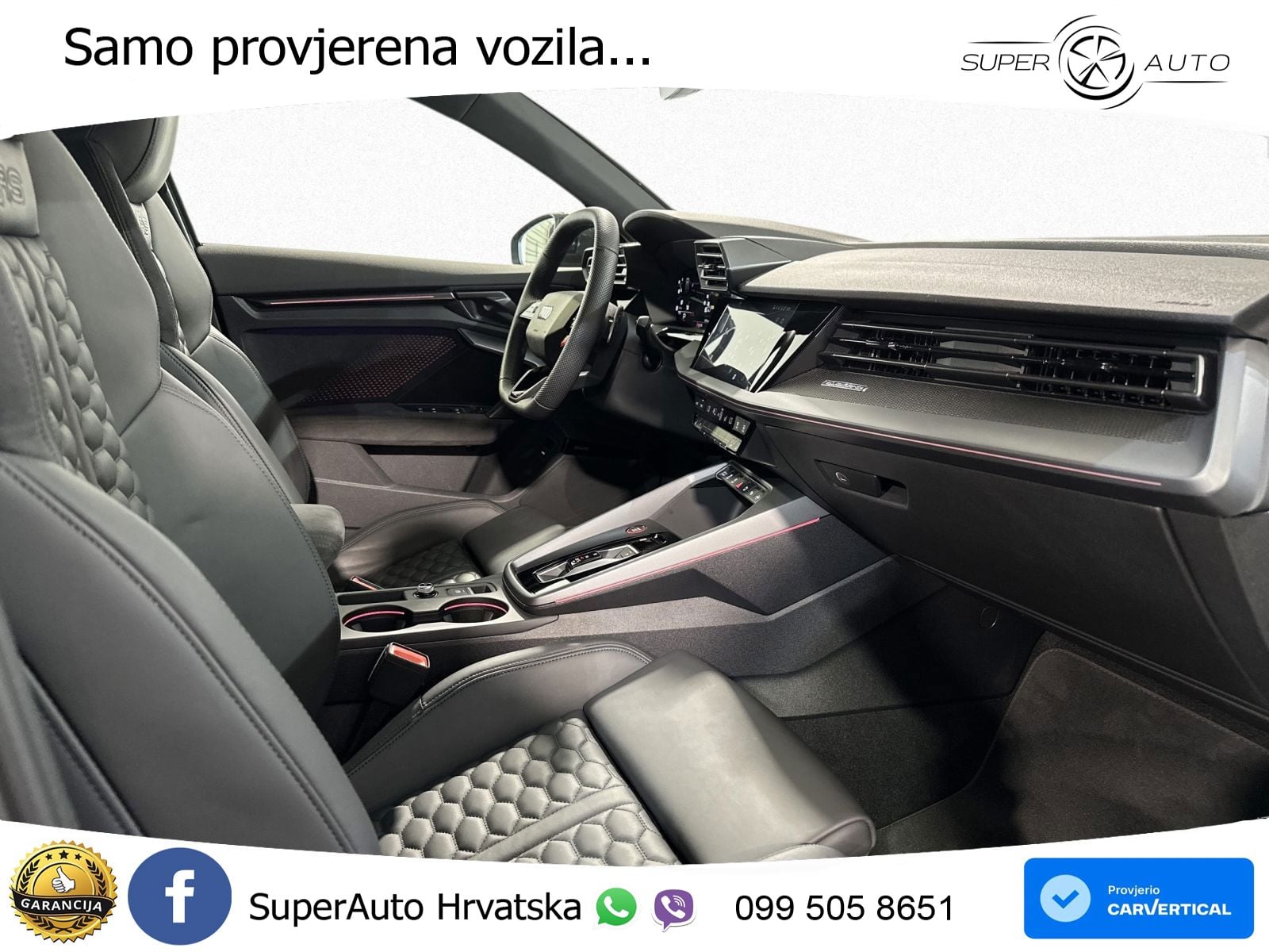 Audi RS3 Sedan 2.5 TFSI (400 KS) quattro S tronic LED+GR SJED+ACC