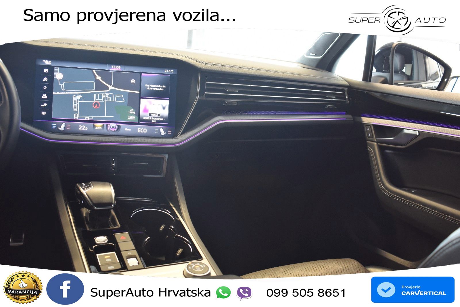 Volkswagen Touareg 3.0 V6 TDI (286 KS) 4MOTION Tiptronic R-Line ZRAČNI+ACC+GR SJED+KAM