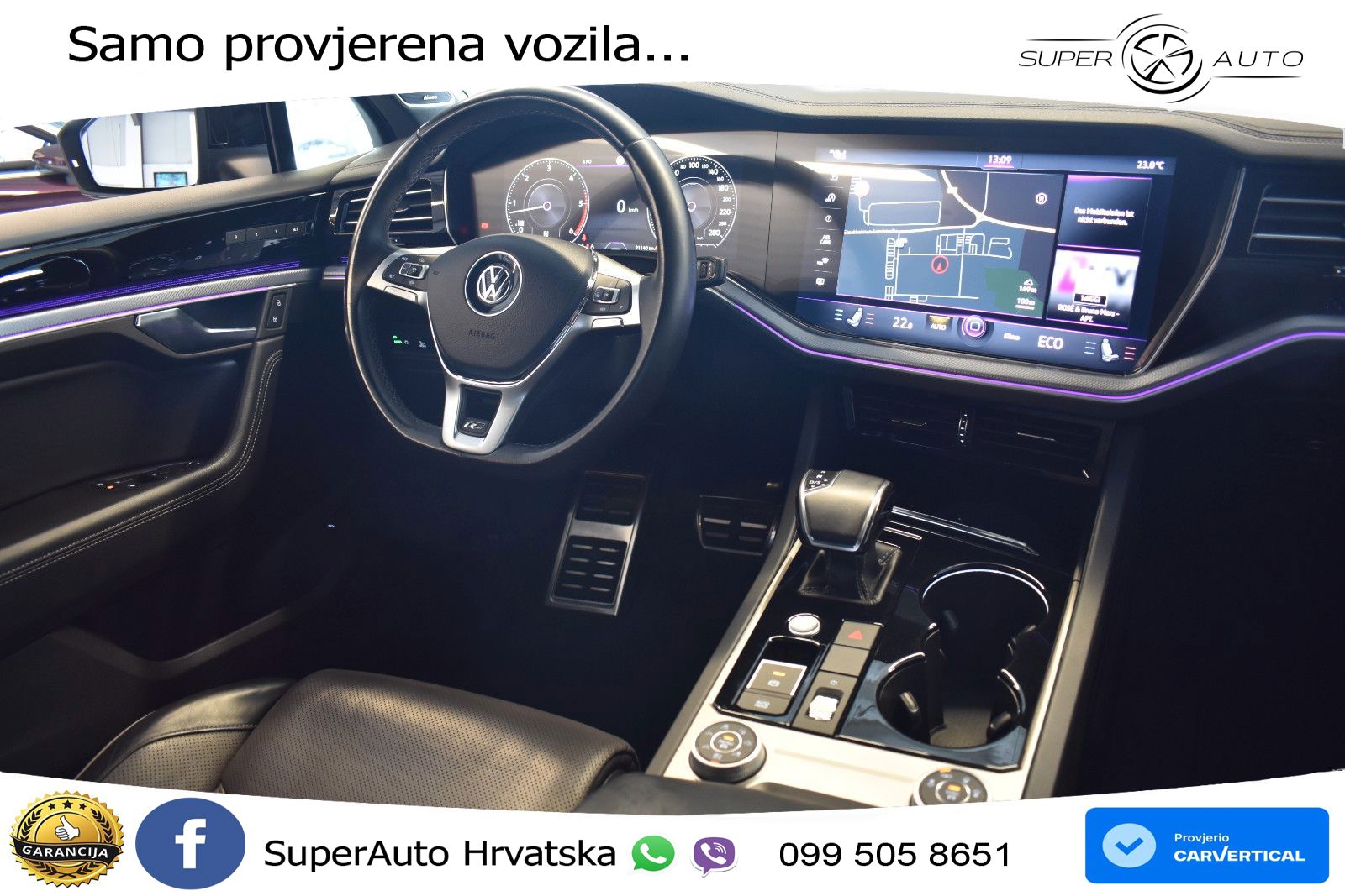 Volkswagen Touareg 3.0 V6 TDI (286 KS) 4MOTION Tiptronic R-Line ZRAČNI+ACC+GR SJED+KAM