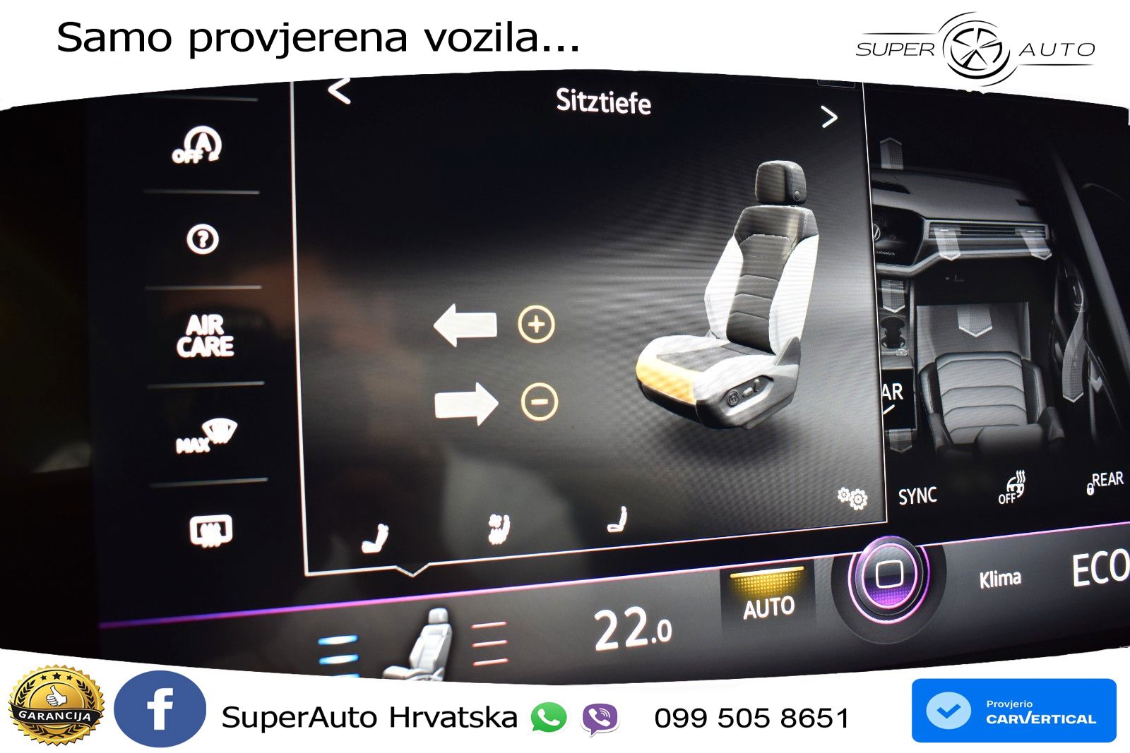 Volkswagen Touareg 3.0 V6 TDI (286 KS) 4MOTION Tiptronic R-Line ZRAČNI+ACC+GR SJED+KAM