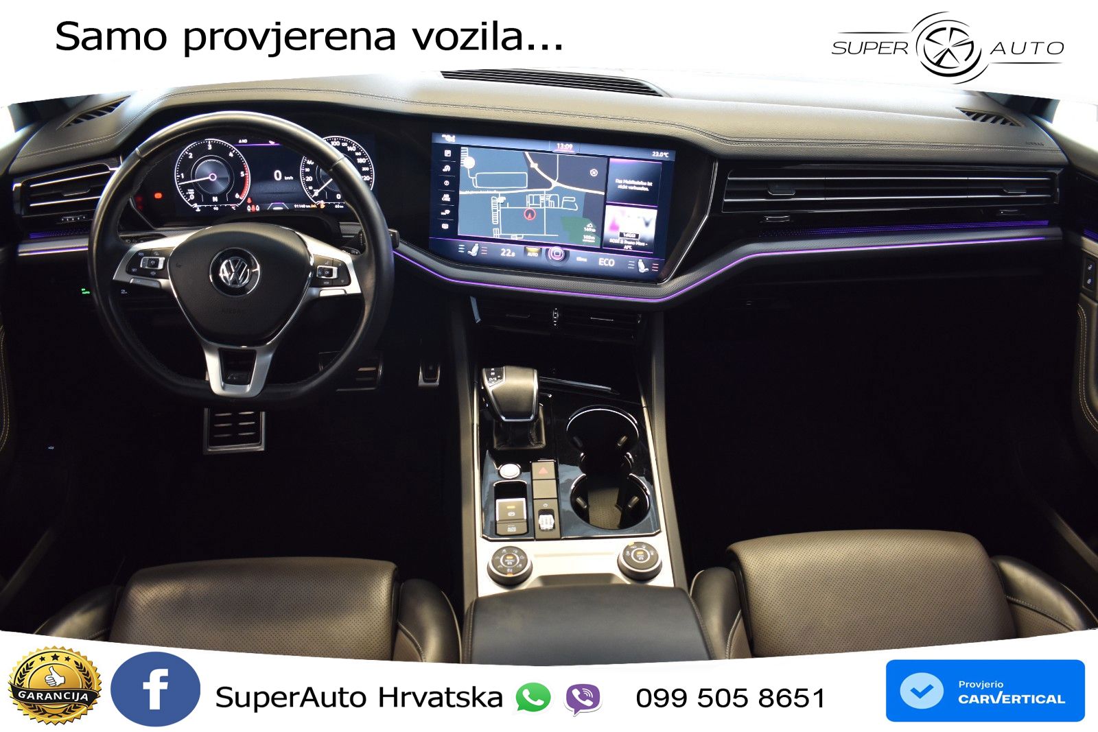 Volkswagen Touareg 3.0 V6 TDI (286 KS) 4MOTION Tiptronic R-Line ZRAČNI+ACC+GR SJED+KAM