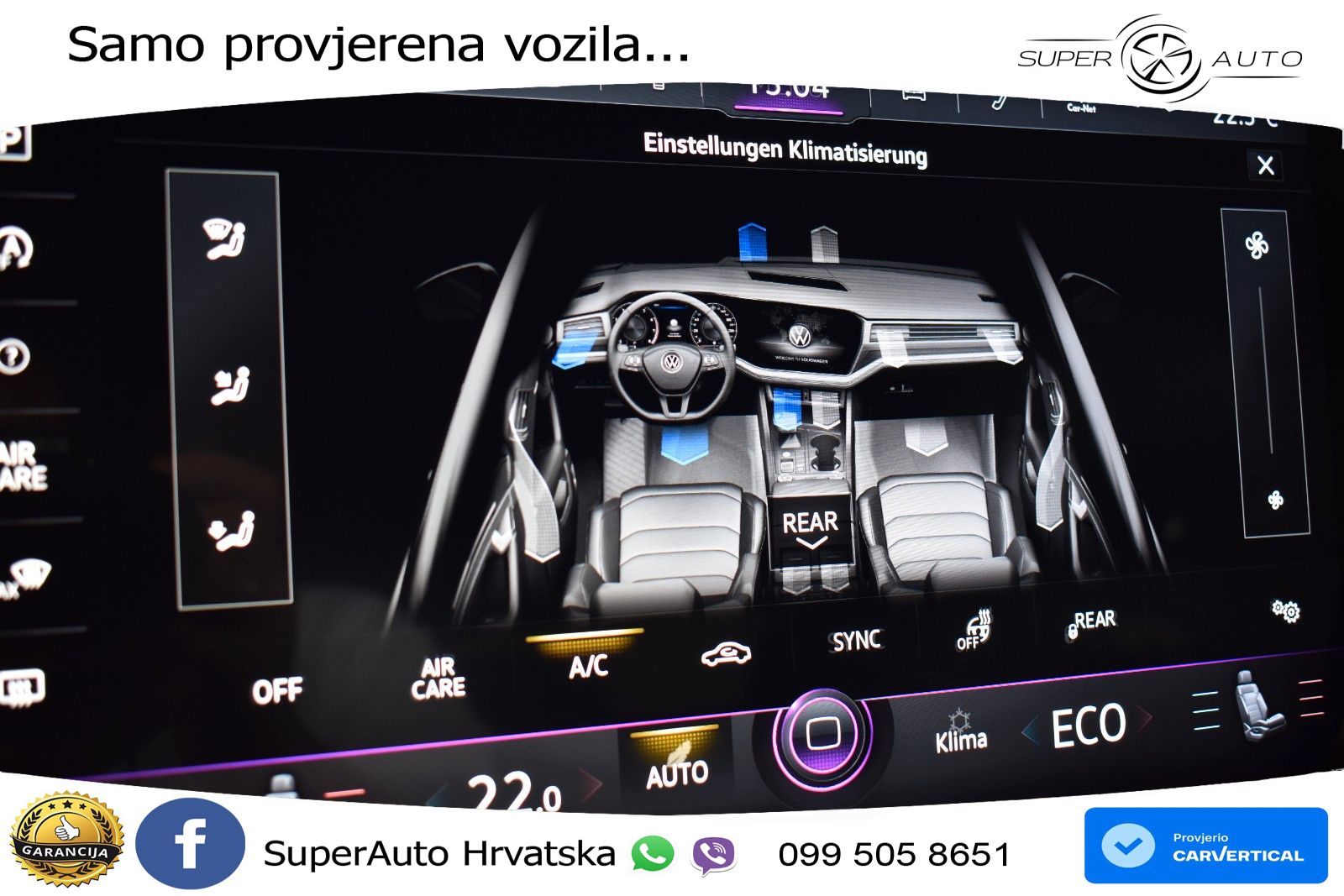 Volkswagen Touareg 3.0 V6 TDI (286 KS) 4MOTION Tiptronic R-Line ZRAČNI+ACC+GR SJED+KAM