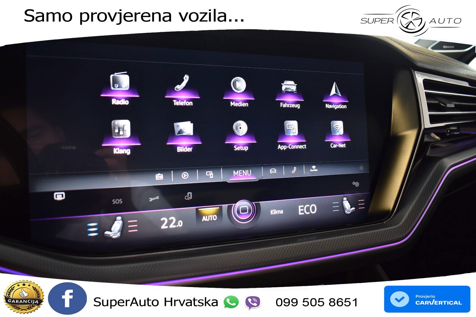 Volkswagen Touareg 3.0 V6 TDI (286 KS) 4MOTION Tiptronic R-Line ZRAČNI+ACC+GR SJED+KAM