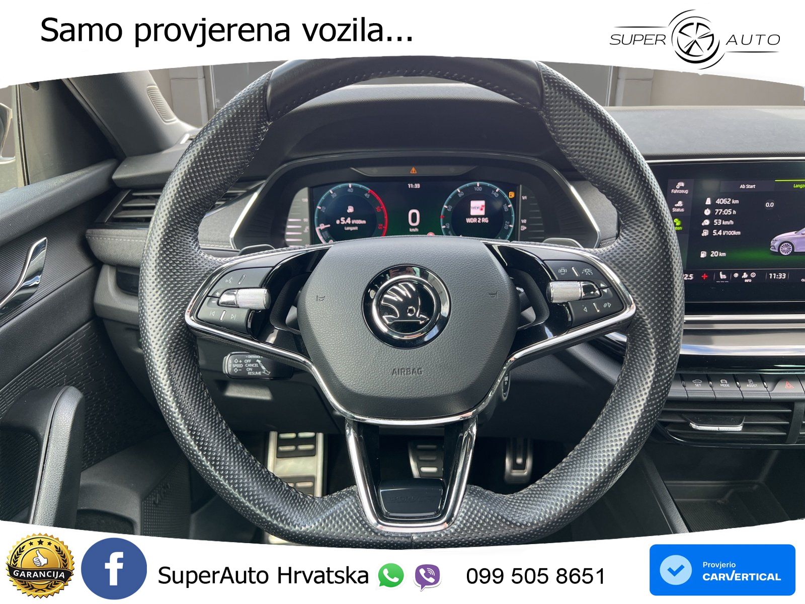 Škoda Octavia Combi 2.0 TDI (150 KS) DSG SportLine LED+GR SJED+ACC