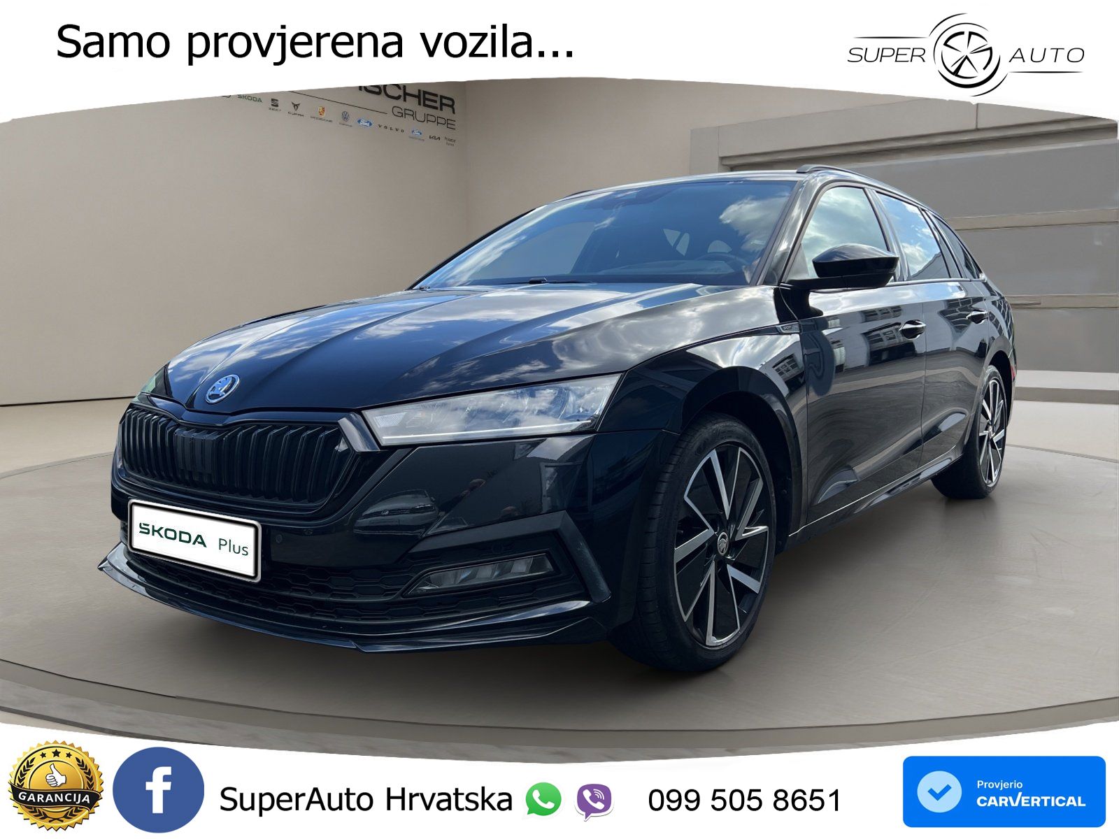 Škoda Octavia Combi 2.0 TDI (150 KS) DSG SportLine LED+GR SJED+ACC