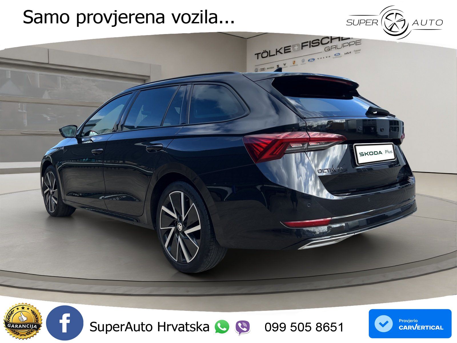 Škoda Octavia Combi 2.0 TDI (150 KS) DSG SportLine LED+GR SJED+ACC
