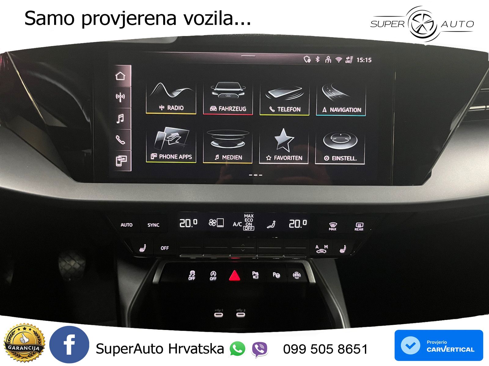Audi A3 Limuzina 35 TFSI (150 KS) S line LED+GR SJED+ACC