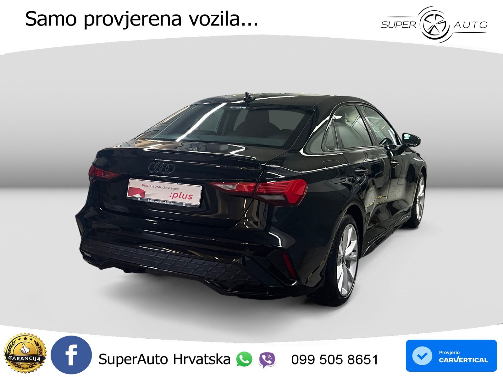 Audi A3 Limuzina 35 TFSI (150 KS) S line LED+GR SJED+ACC
