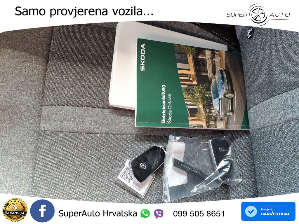 Škoda Octavia Combi 2.0 TDI (150 KS) DSG LED+GR SJED+ACC