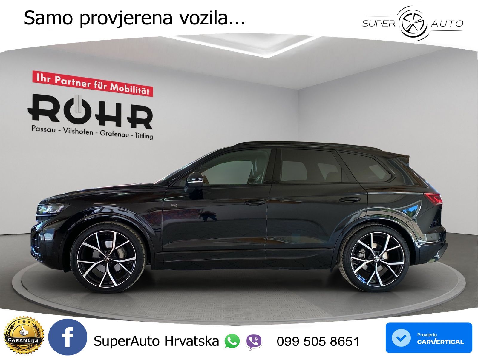 Volkswagen Touareg 3.0 V6 TDI (286 KS) 4MOTION Tiptronic ZRAČNI+ACC+GR SJED+KAM+PANO