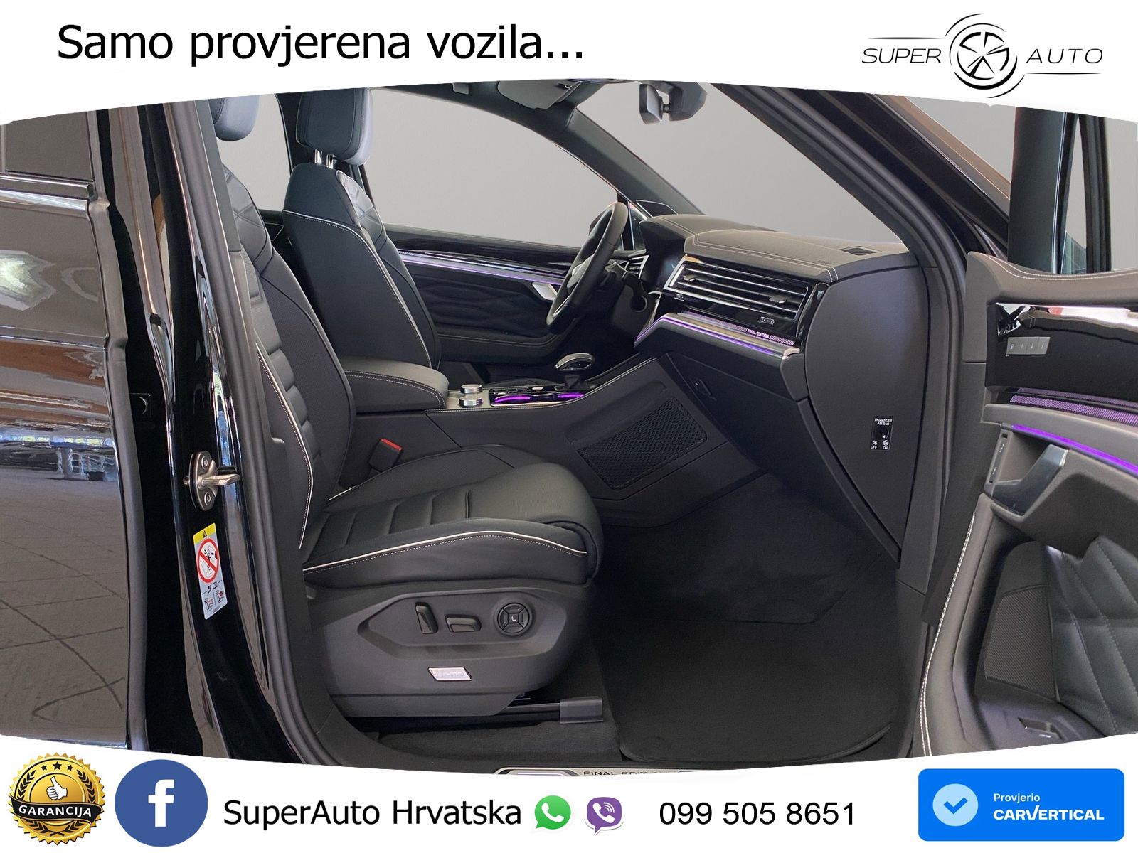 Volkswagen Touareg 3.0 V6 TDI (286 KS) 4MOTION Tiptronic ZRAČNI+ACC+GR SJED+KAM+PANO