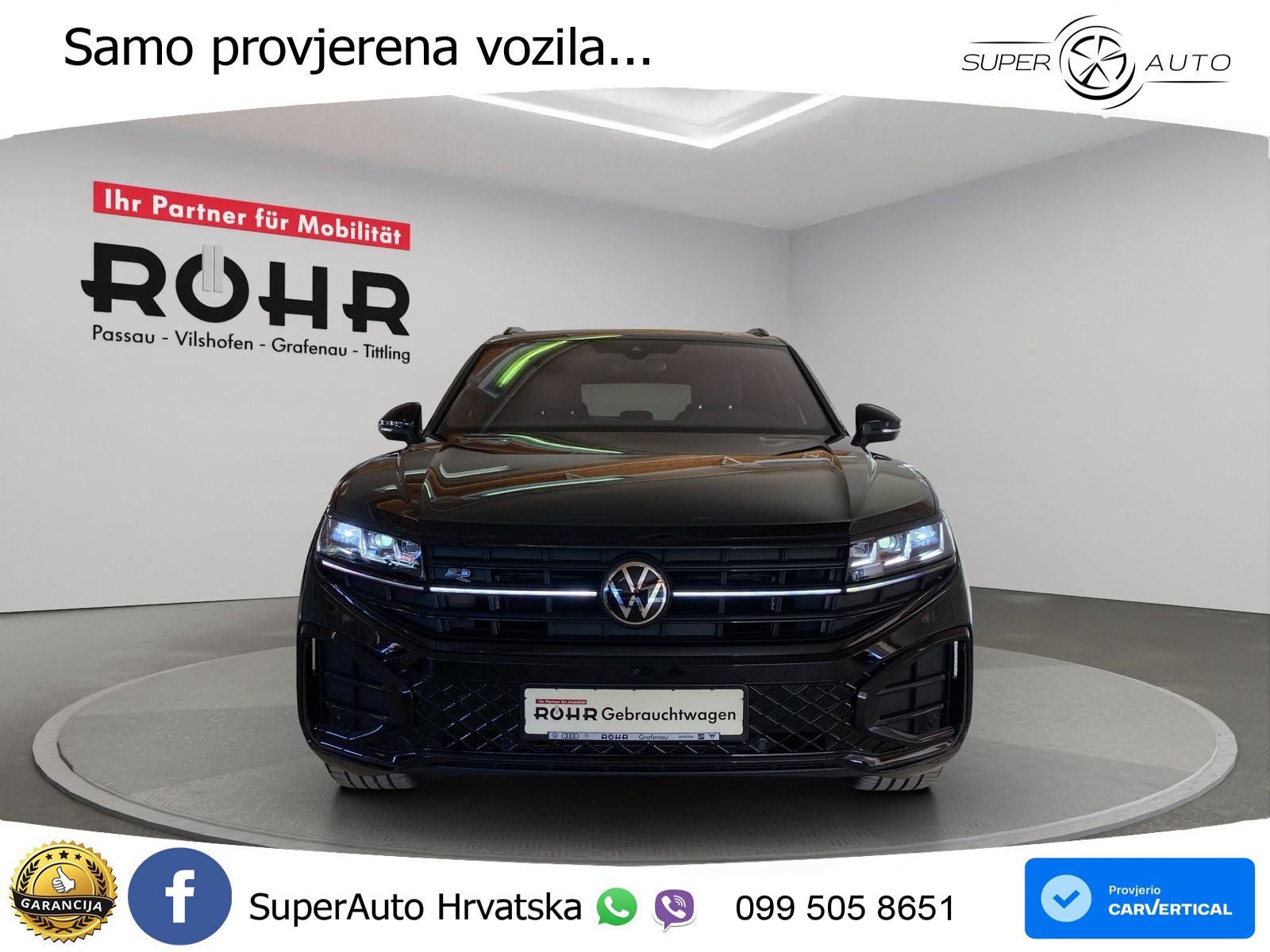 Volkswagen Touareg 3.0 V6 TDI (286 KS) 4MOTION Tiptronic ZRAČNI+ACC+GR SJED+KAM+PANO
