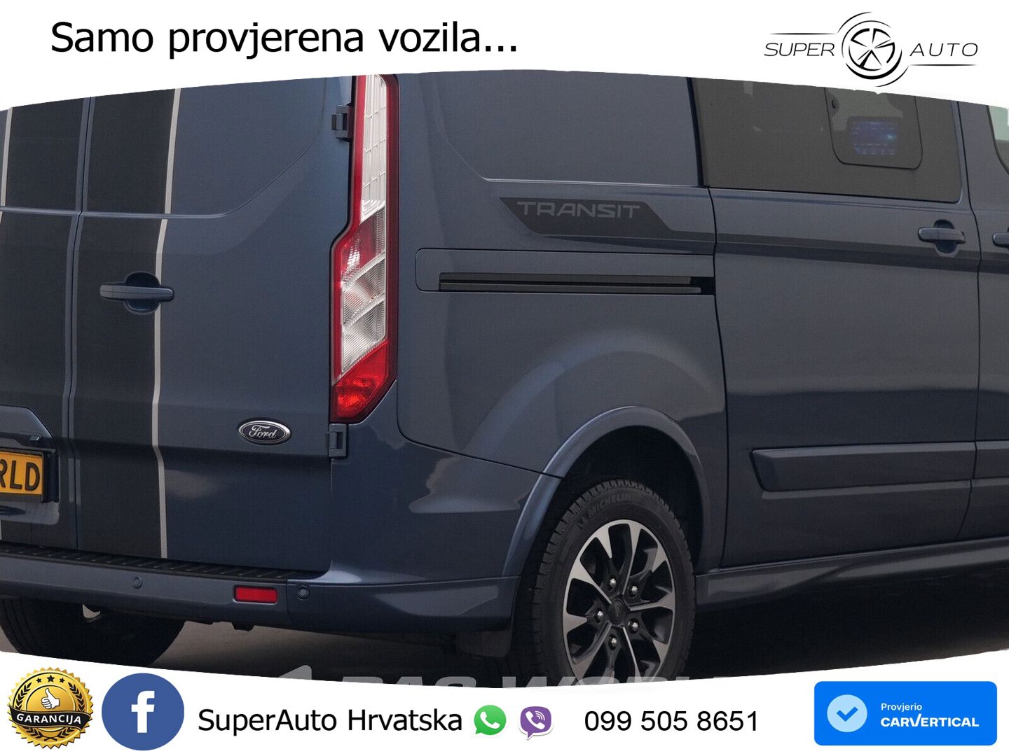 Ford Transit Custom 170pk Automaat Sport Dubbel Cabin 170 KS