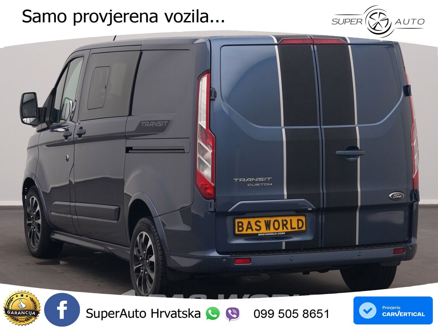 Ford Transit Custom 170pk Automaat Sport Dubbel Cabin 170 KS