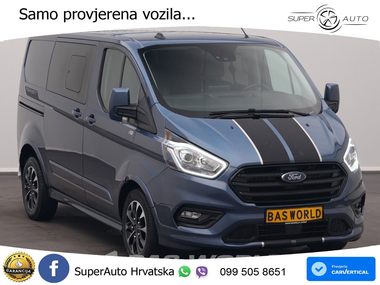 Ford Transit Custom 170pk Automaat Sport Dubbel Cabin 170 KS