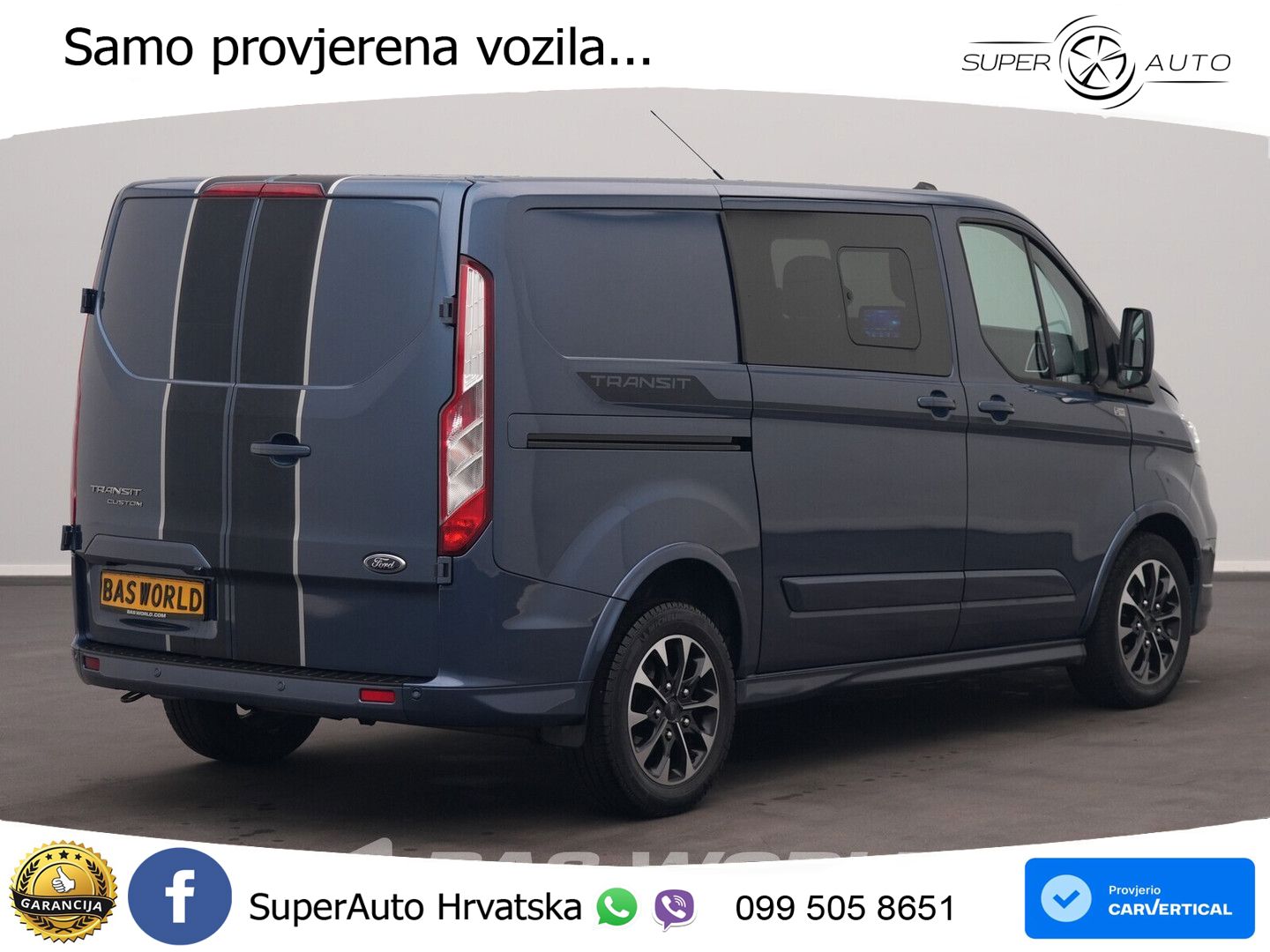 Ford Transit Custom 170pk Automaat Sport Dubbel Cabin 170 KS