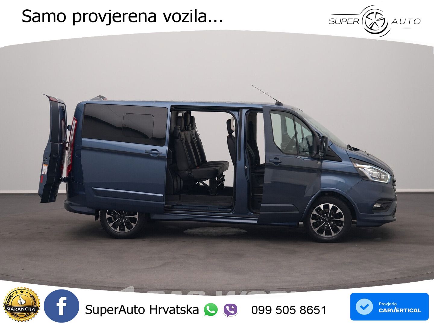 Ford Transit Custom 170pk Automaat Sport Dubbel Cabin 170 KS