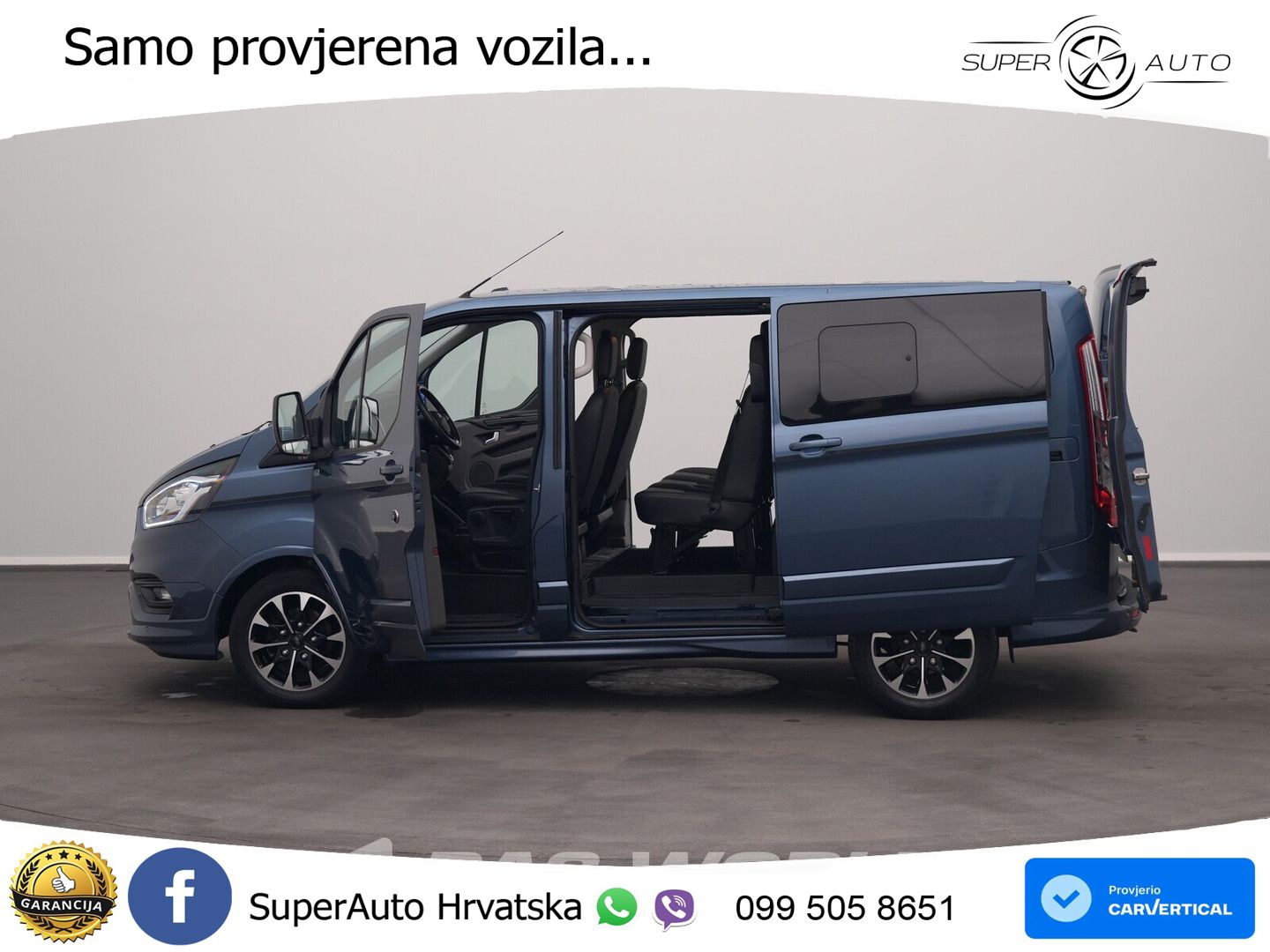 Ford Transit Custom 170pk Automaat Sport Dubbel Cabin 170 KS