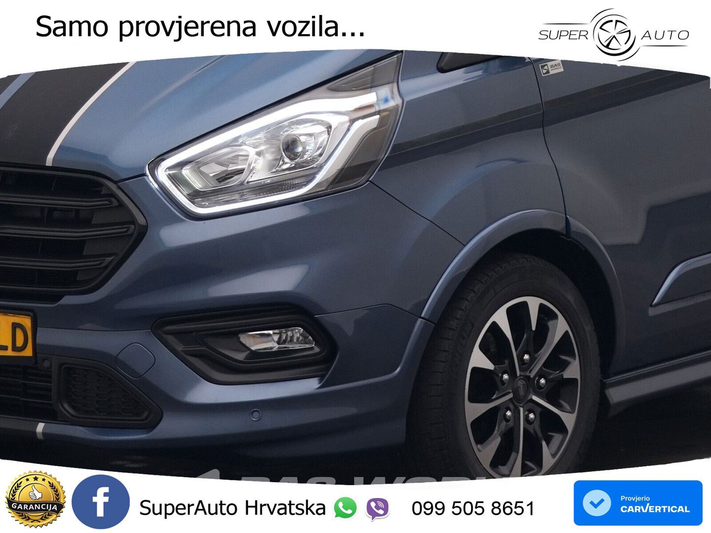Ford Transit Custom 170pk Automaat Sport Dubbel Cabin 170 KS