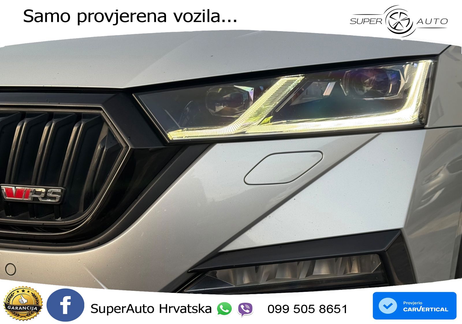 Škoda Octavia Combi RS 2.0 TDI (200 KS) DSG LED+GR SJED+ACC