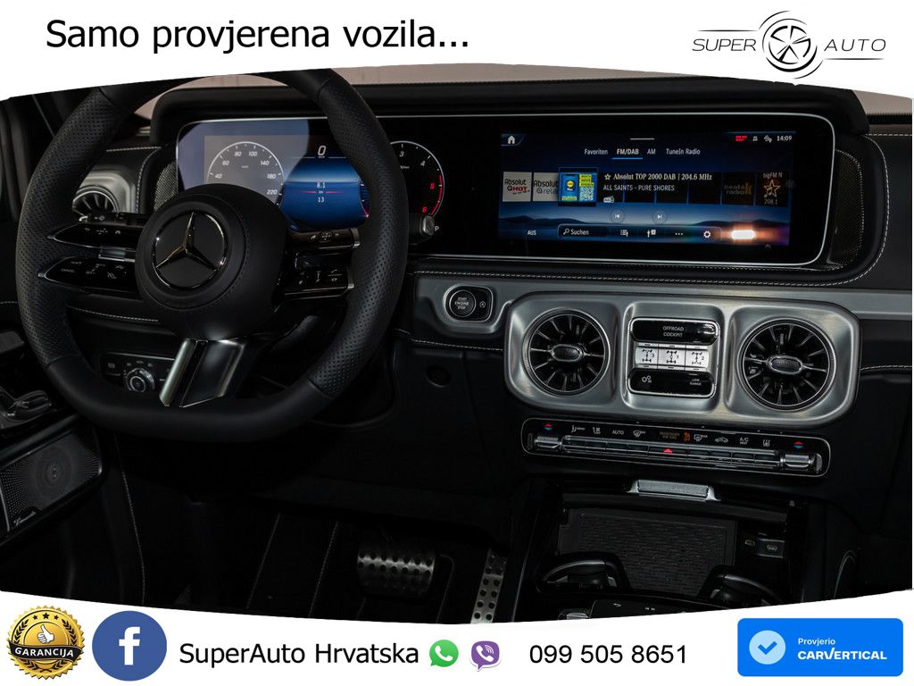 Mercedes G 450d Long (367 KS) 4MATIC 9G-TRONIC Superior LED+GR SJED+ACC