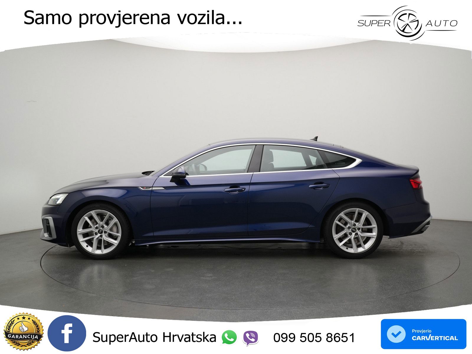 Audi A5 Sportback 45 TFSI (265 KS) quattro S tronic S line MATRIX+GR SJED+KAM