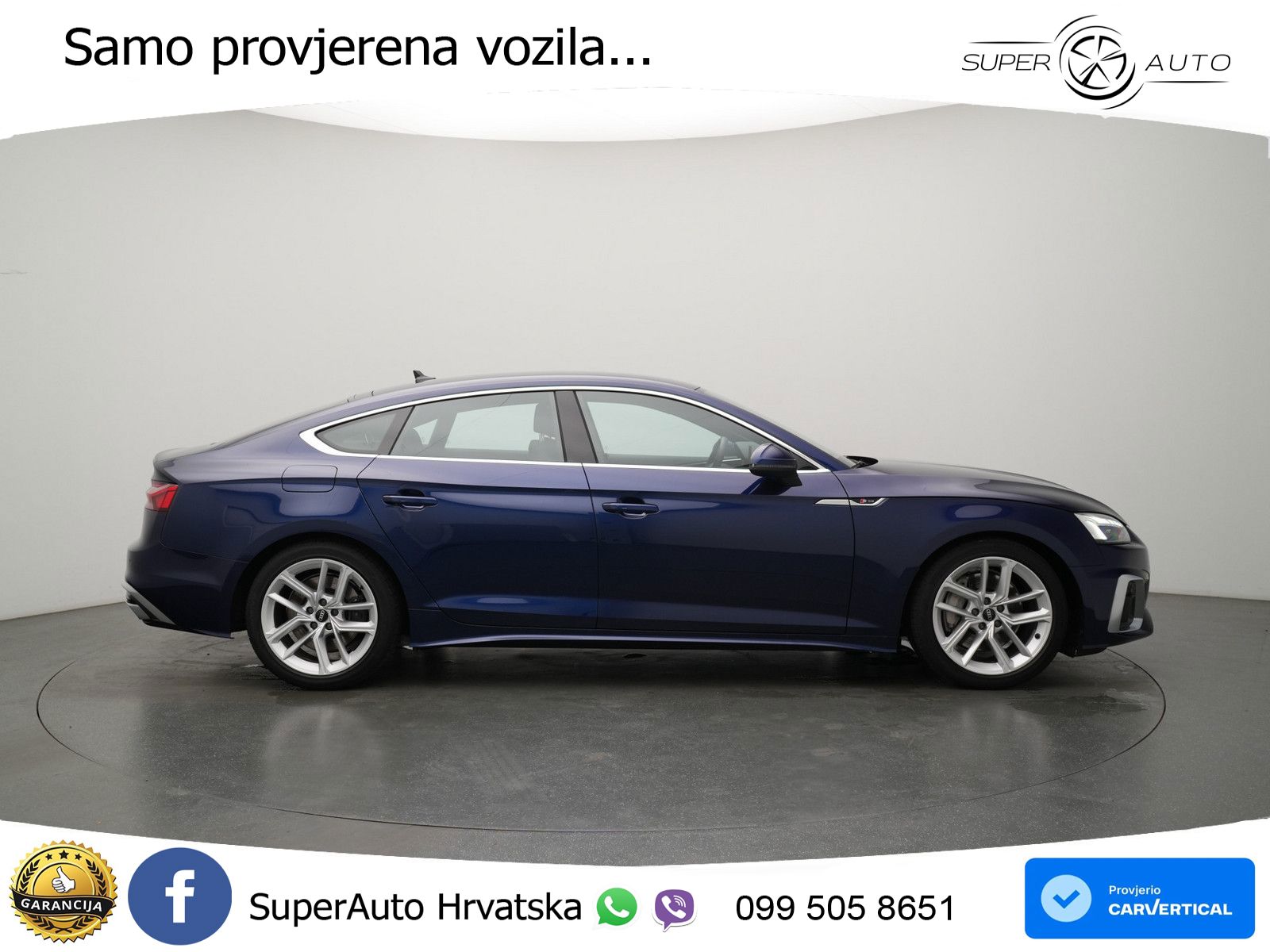 Audi A5 Sportback 45 TFSI (265 KS) quattro S tronic S line MATRIX+GR SJED+KAM