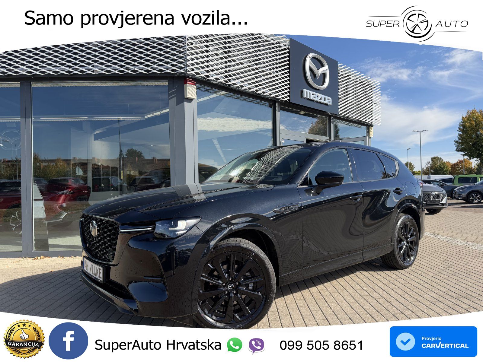 Mazda CX-60 3.3 e-Skyactiv D (254 KS) AWD Automatic ACC+HEAD+4xGR SJED+360+PANO