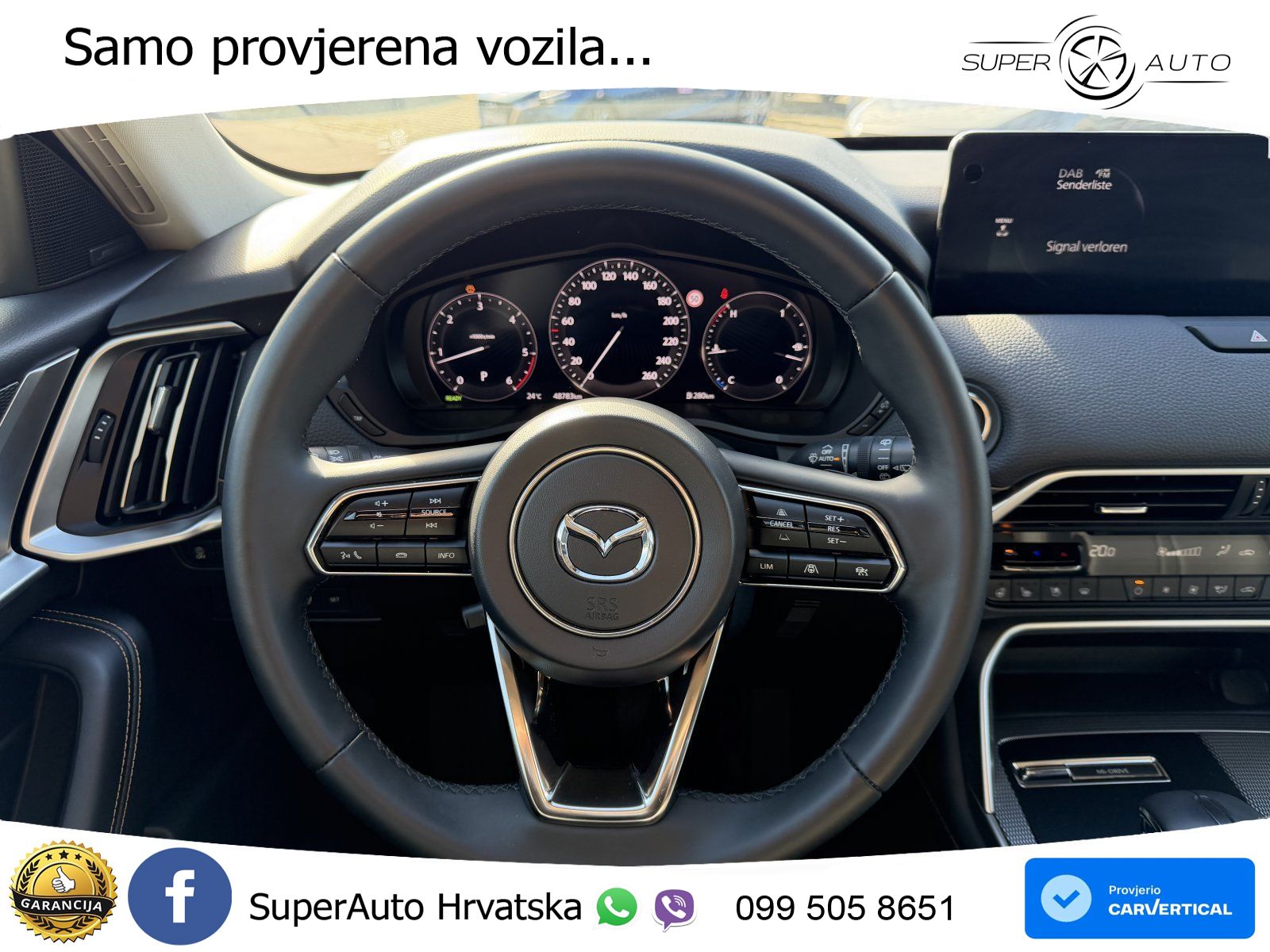 Mazda CX-60 3.3 e-Skyactiv D (254 KS) AWD Automatic ACC+HEAD+4xGR SJED+360+PANO