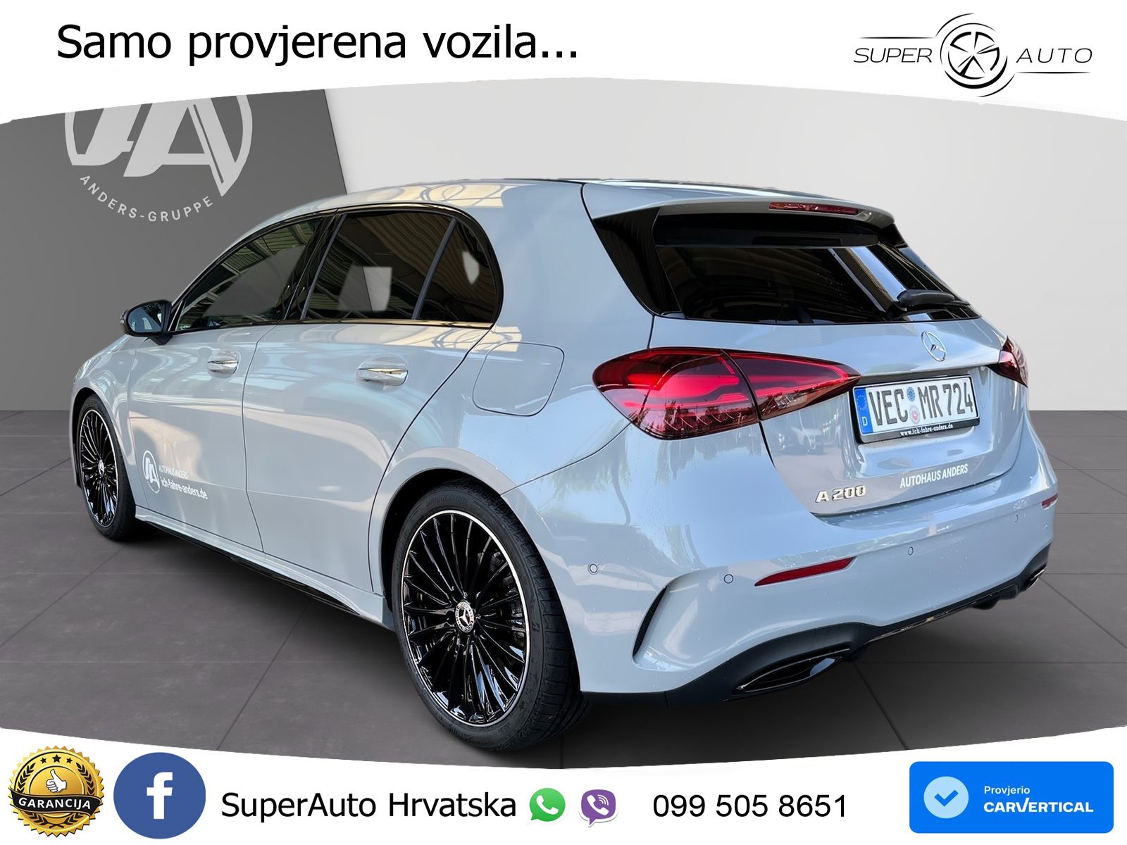 Mercedes-Benz A 200 7G-DCT AMG LED+GR SJED+ACC