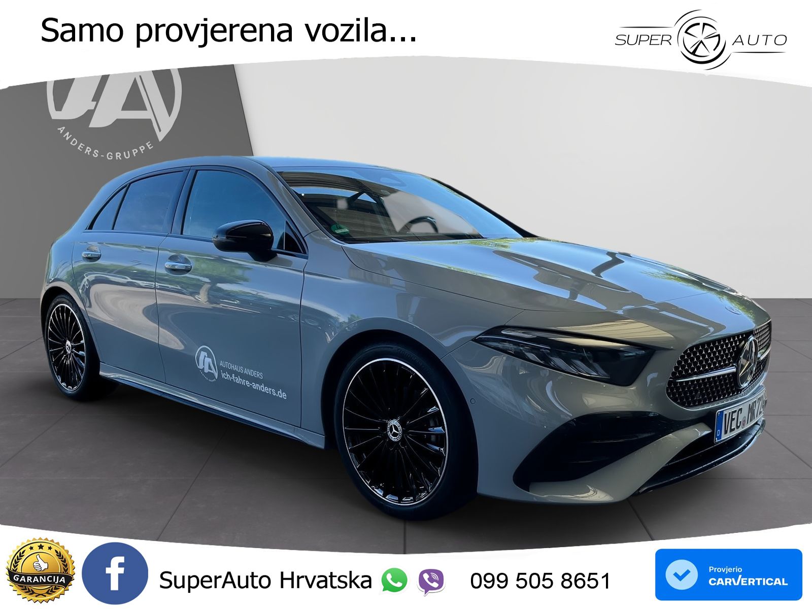 Mercedes-Benz A 200 7G-DCT AMG LED+GR SJED+ACC
