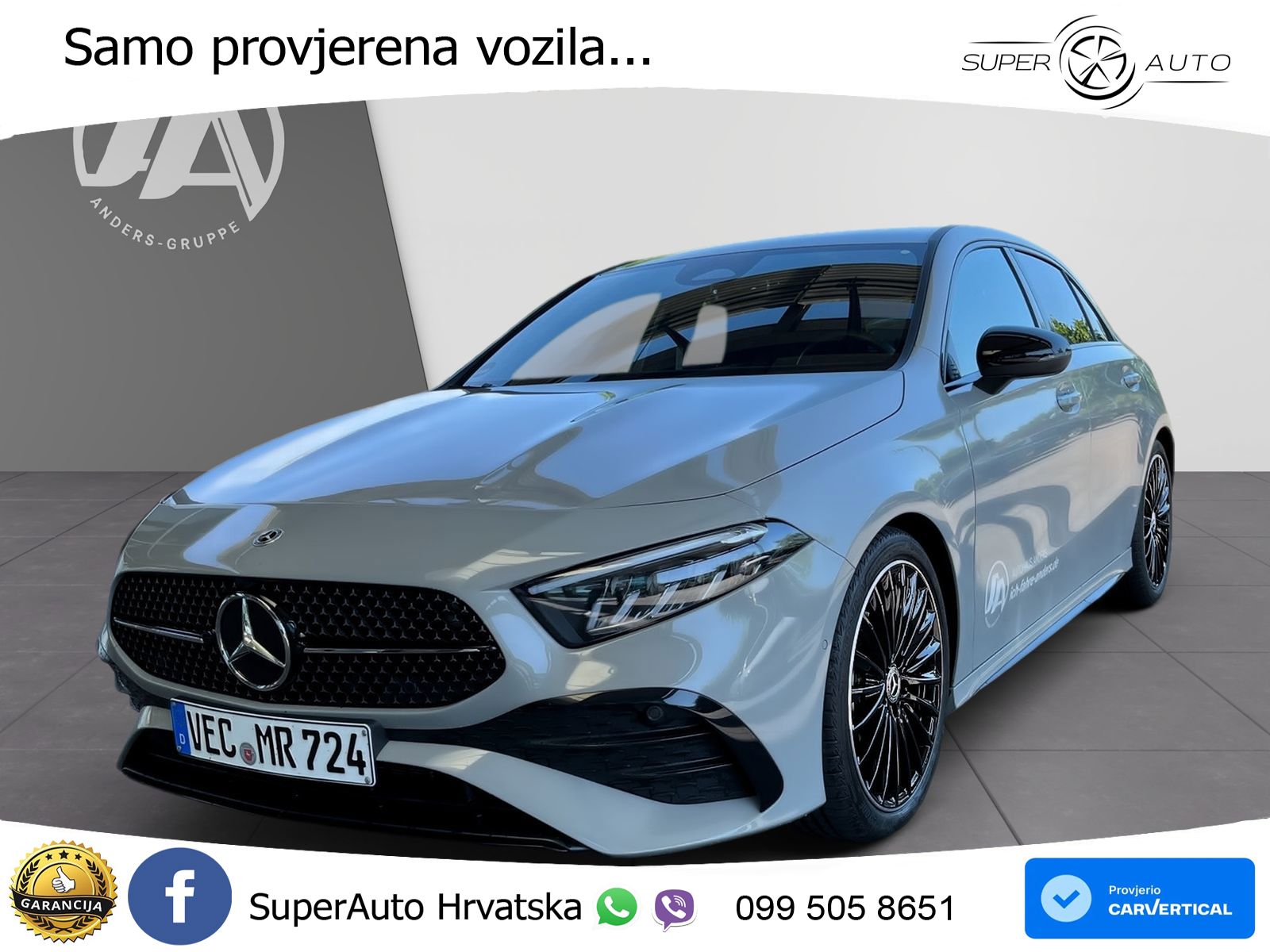 Mercedes-Benz A 200 7G-DCT AMG LED+GR SJED+ACC