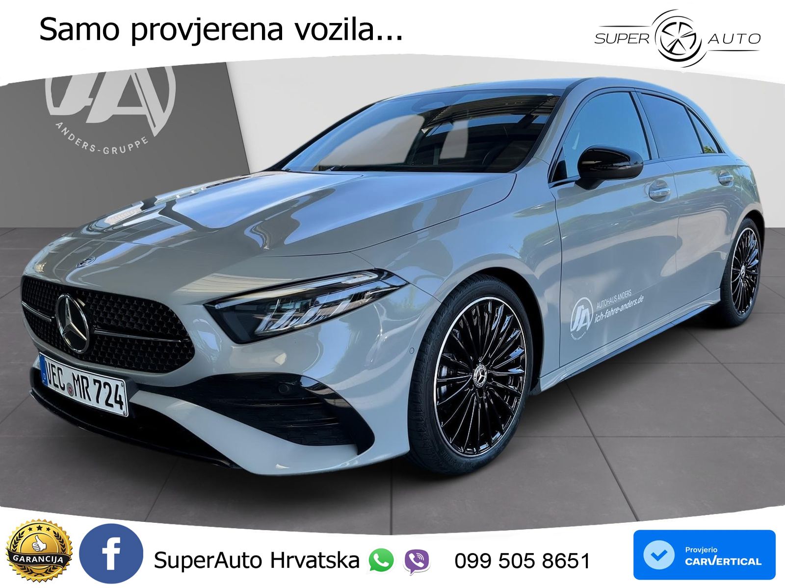 Mercedes-Benz A 200 7G-DCT AMG LED+GR SJED+ACC