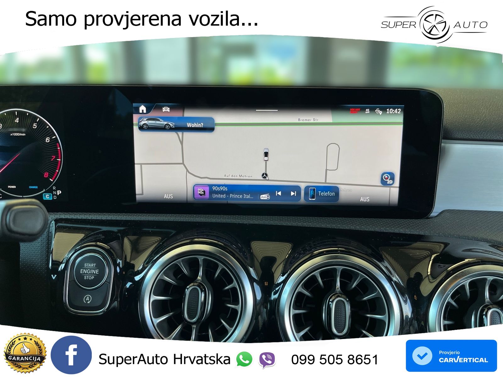 Mercedes-Benz A 200 7G-DCT AMG LED+GR SJED+ACC