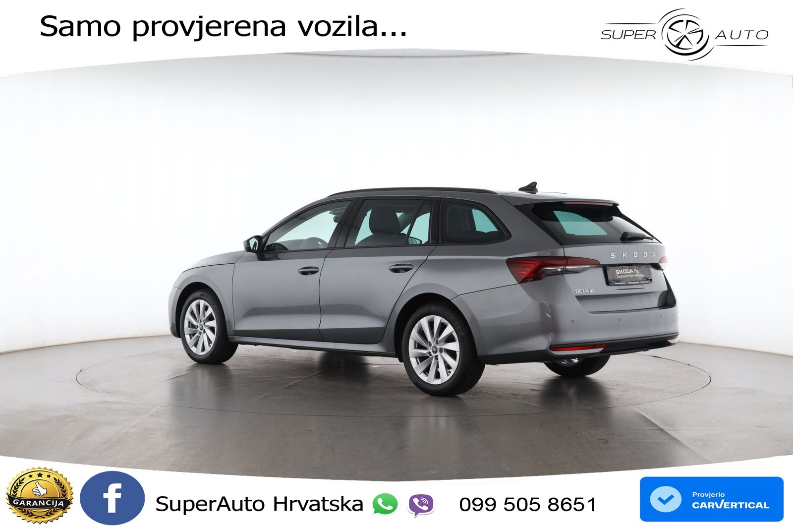 Škoda Octavia Combi 2.0 TDI (150 KS) DSG Selection LED+GR SJED+ACC